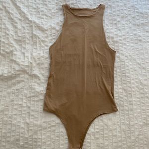 DELETING LISTING TMRW! NWOT Taupe Bodysuit